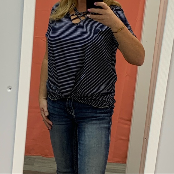 Crisscross Tee - Picture 1 of 1